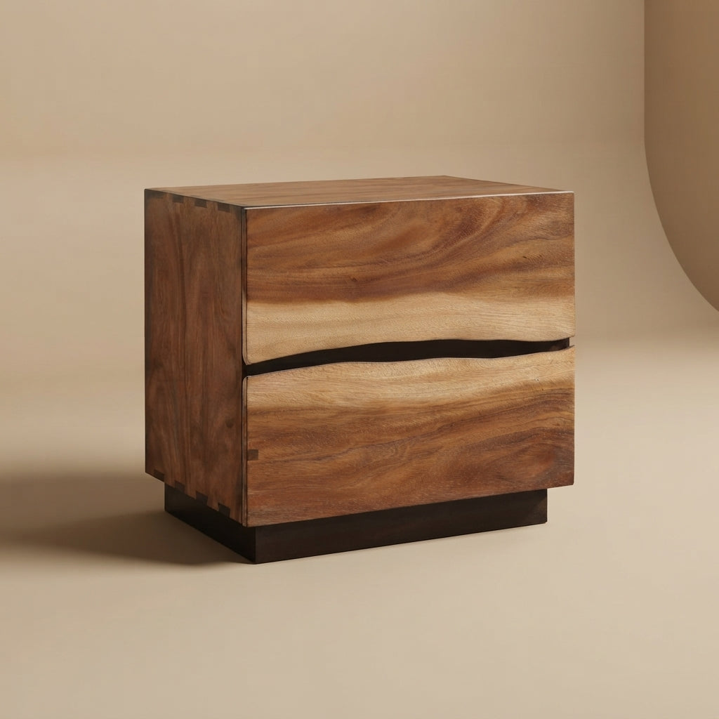 Winslow 2-drawer Nightstand Smokey Walnut