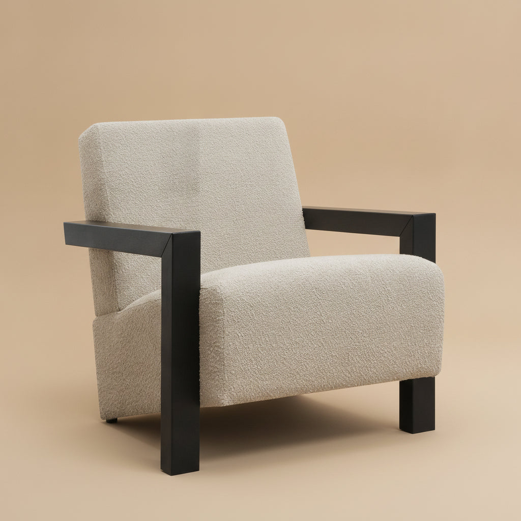 Fitzroy Boucle Upholstered Accent Arm Chair