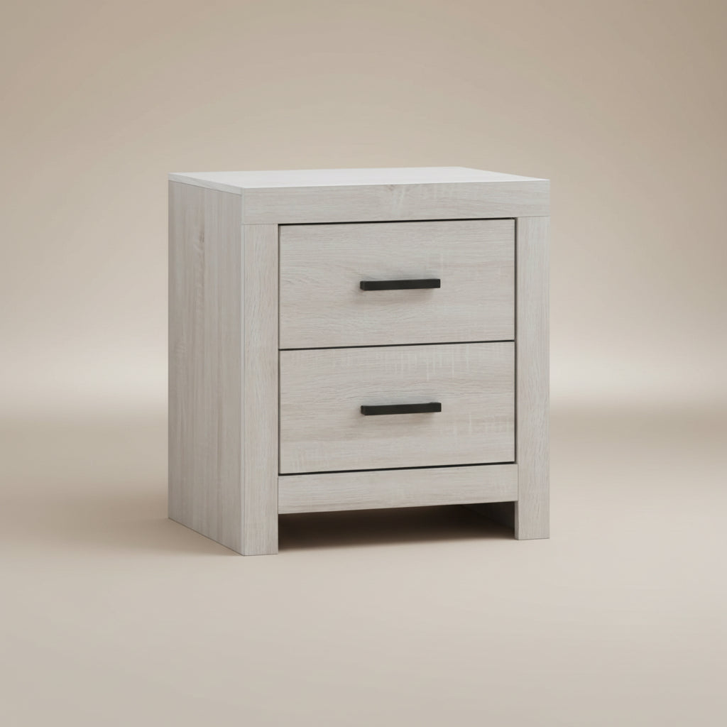 Brantford 2-drawer Nightstand Coastal White