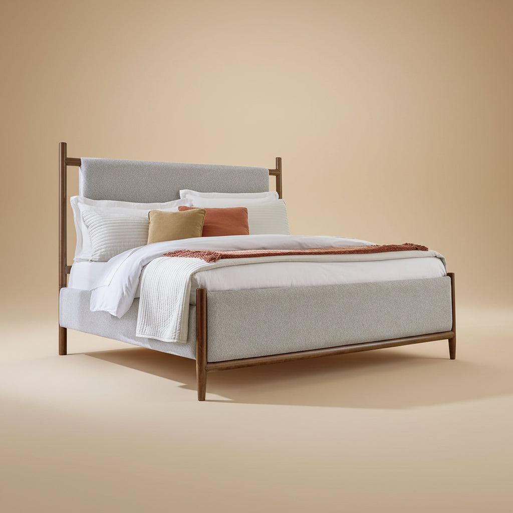 Lyncott Queen Upholstered Panel Bed