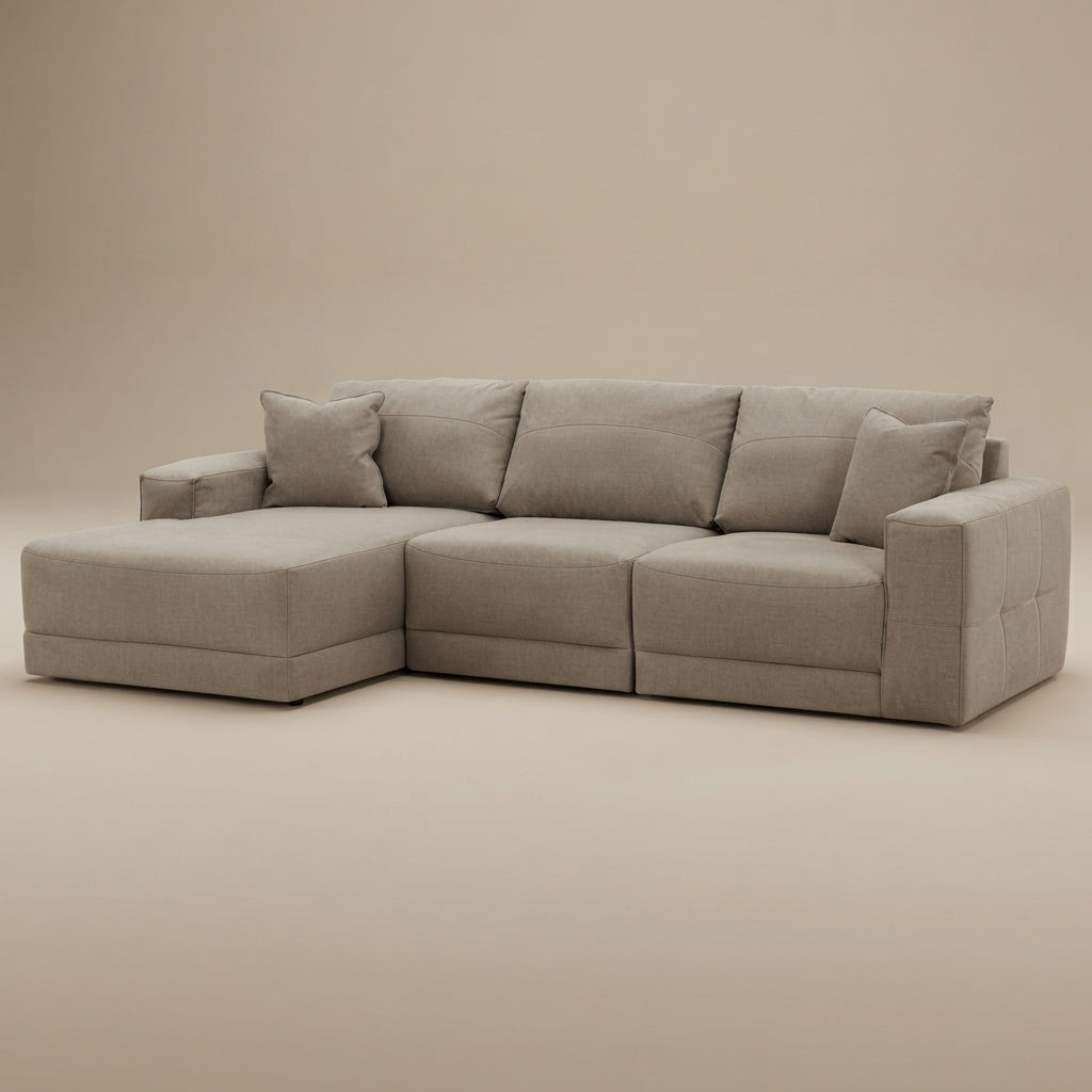 Next-Gen Gaucho 3-Piece Sectional with Chaise - Gray