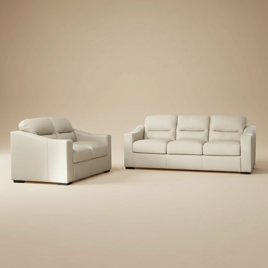 Treasure Trove Sofa and Loveseat - Natural