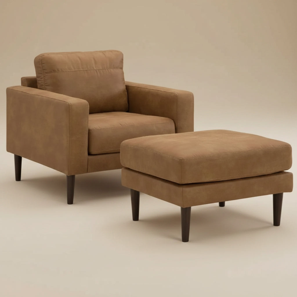 Telora Chair and Ottoman