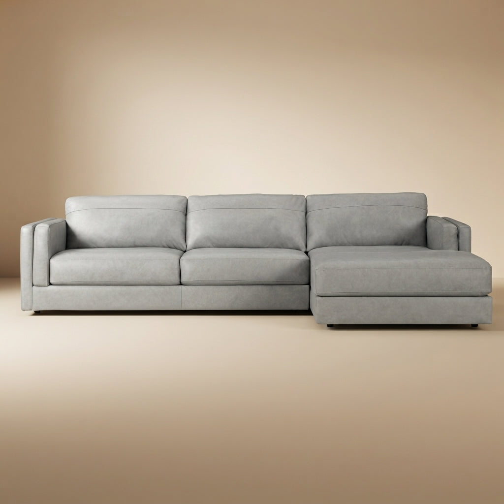 Amiata 2-Piece Sectional with Right Chaise - Grey
