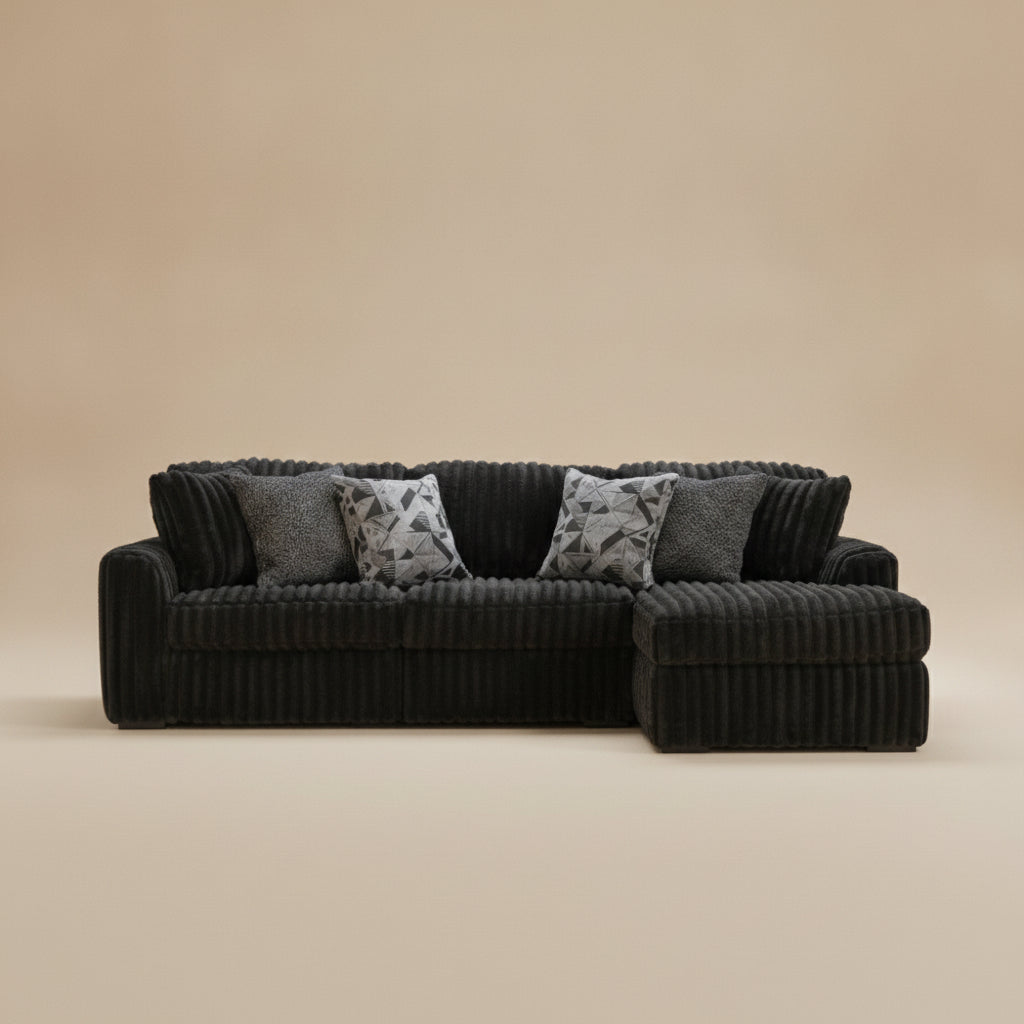 Midnight-Madness 2-Piece Sectional Sofa with Chaise