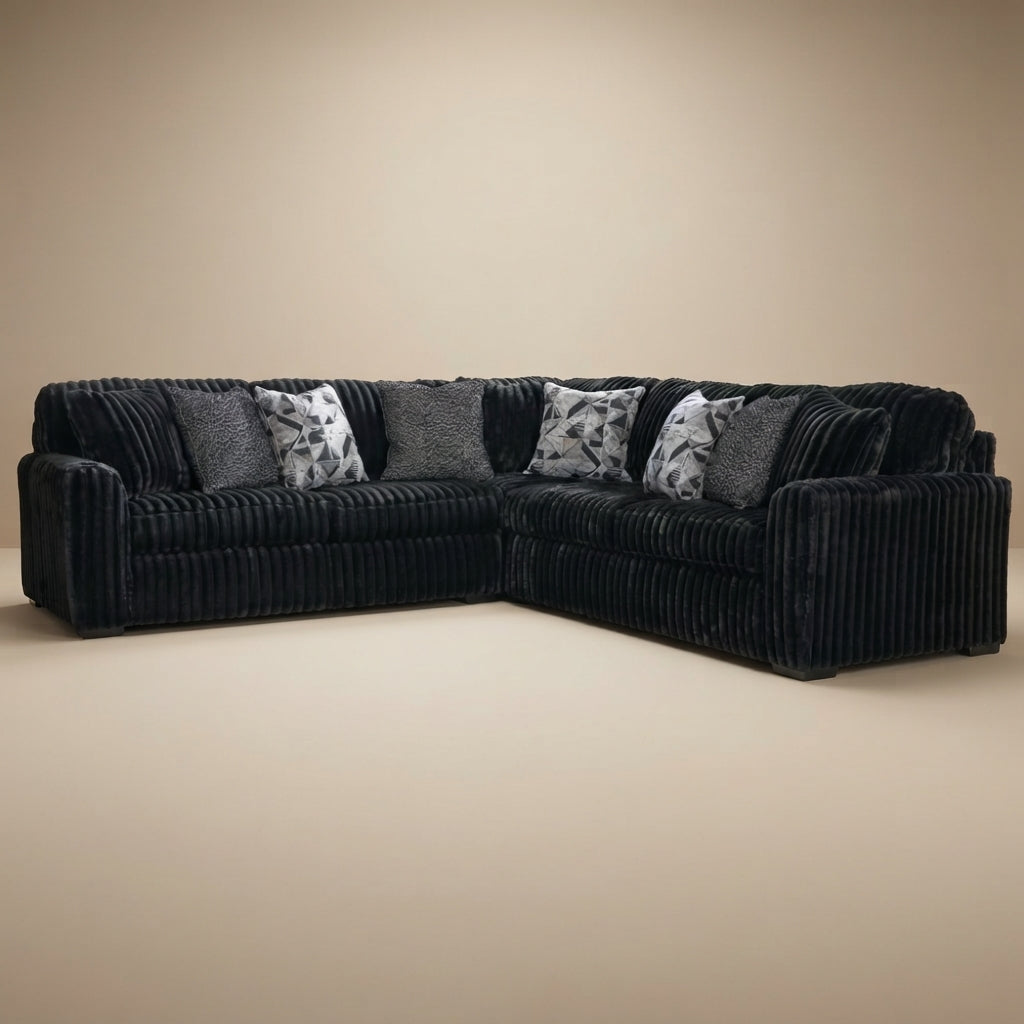 Midnight-Madness 3-Piece Sectional