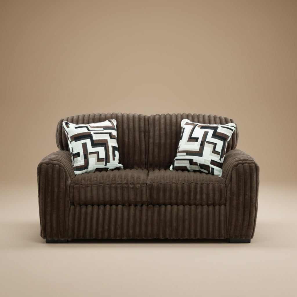 Midnight-Madness Loveseat - Brown
