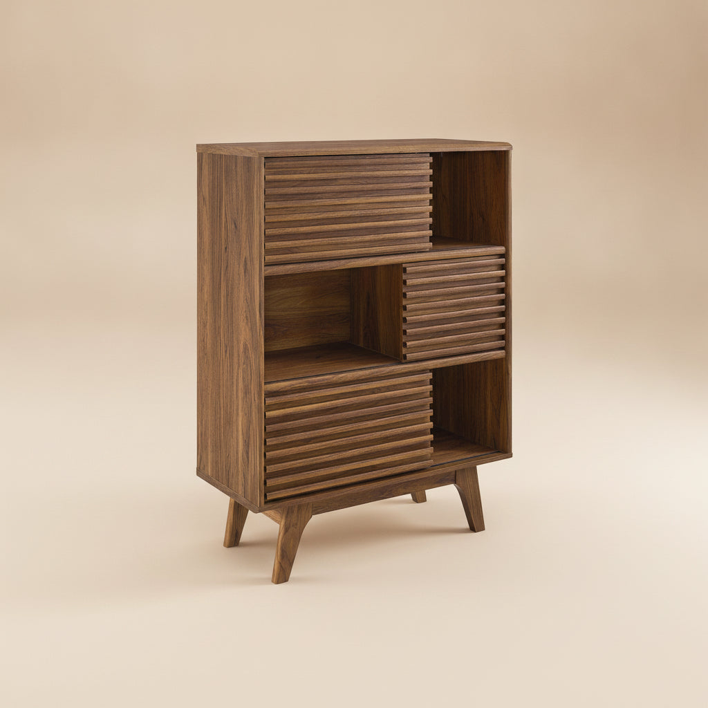 Render Three-Tier Display Storage Cabinet Stand by Modway