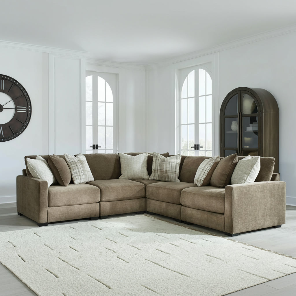 Camellia-Court Stationary Sectionals