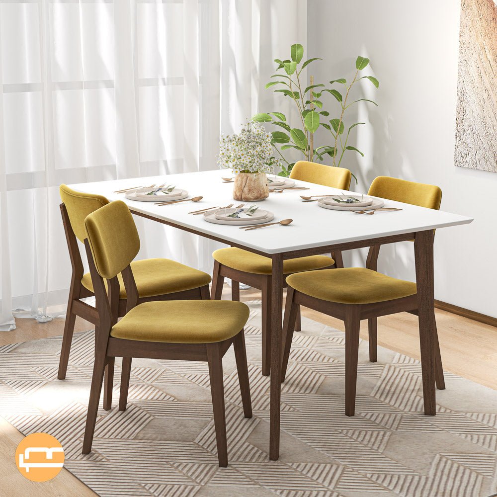 Abbott White Small Dining Table