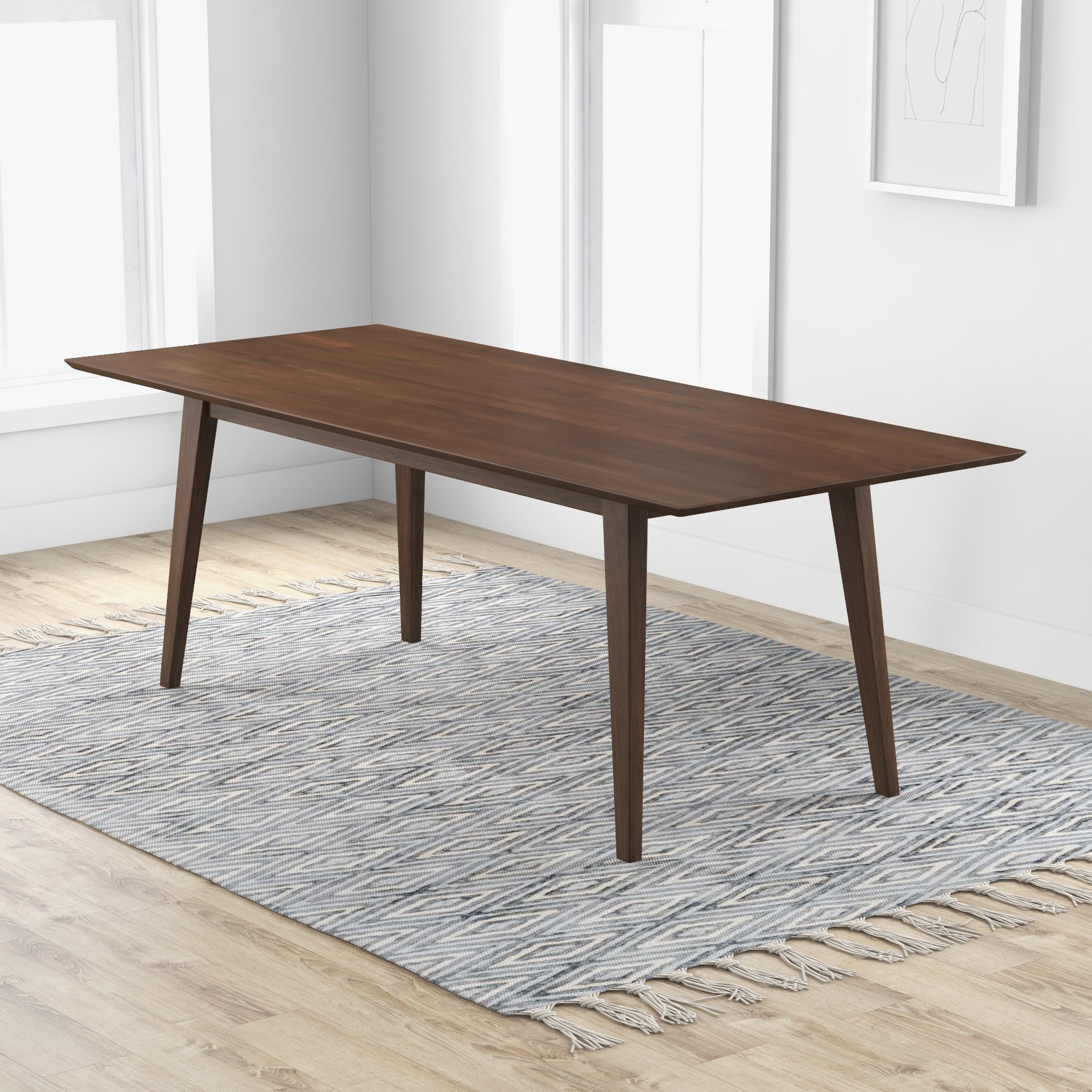 Adira Solid Wood Walnut XL Dining Table