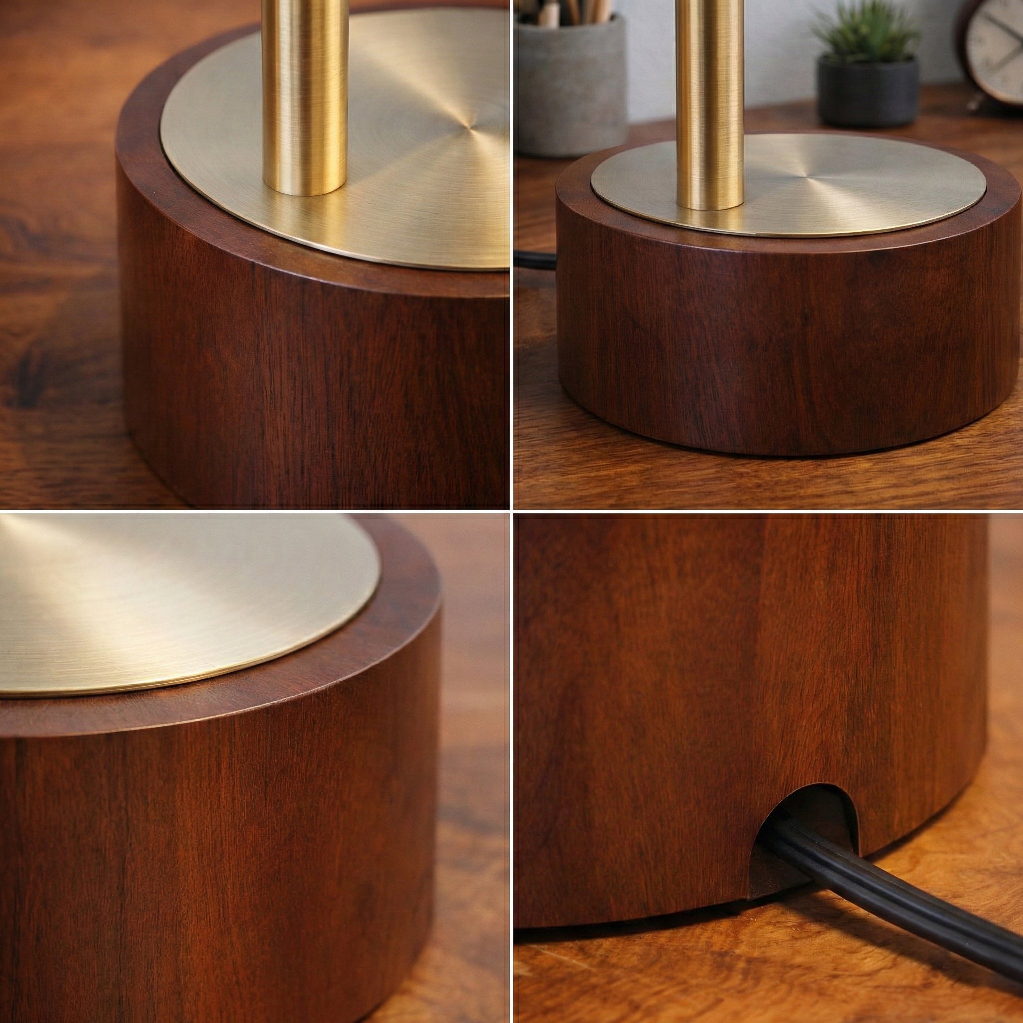 Aether Simple Glass Globe Arched Table Lamp
