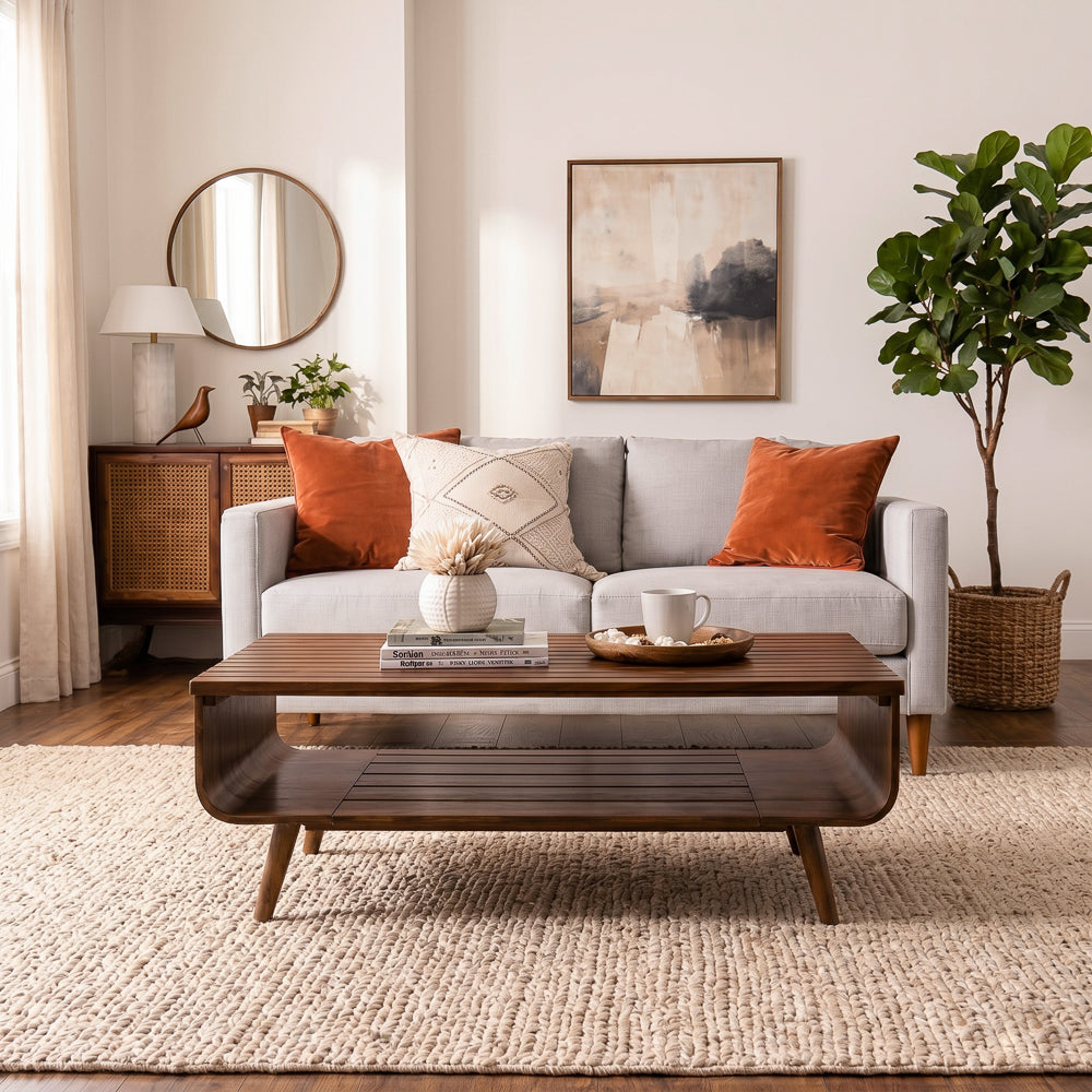 Agora Coffee Walnut Table