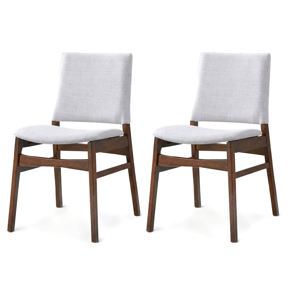 Alpha Light Grey Dining Chair - Set of 2