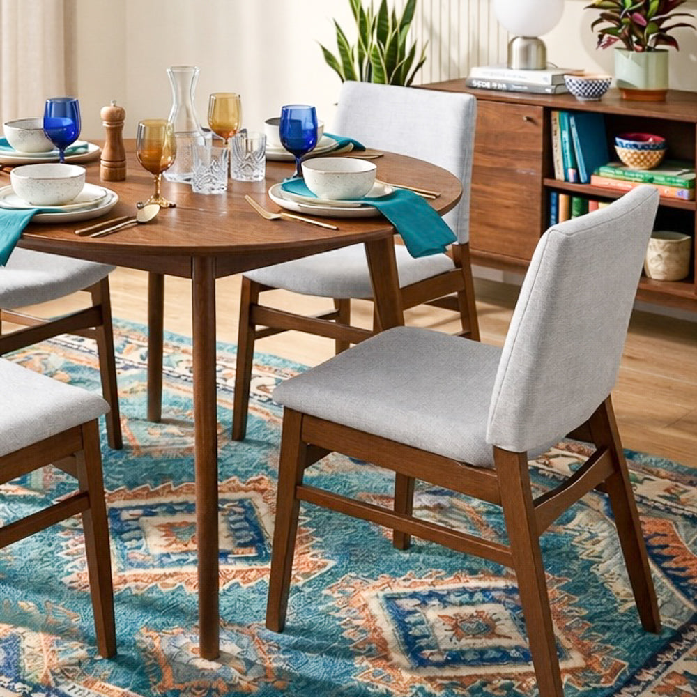 Alpha Light Grey Dining Chair - Set of 2