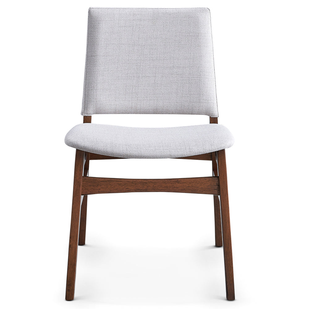 Alpha Light Grey Dining Chair - Set of 2