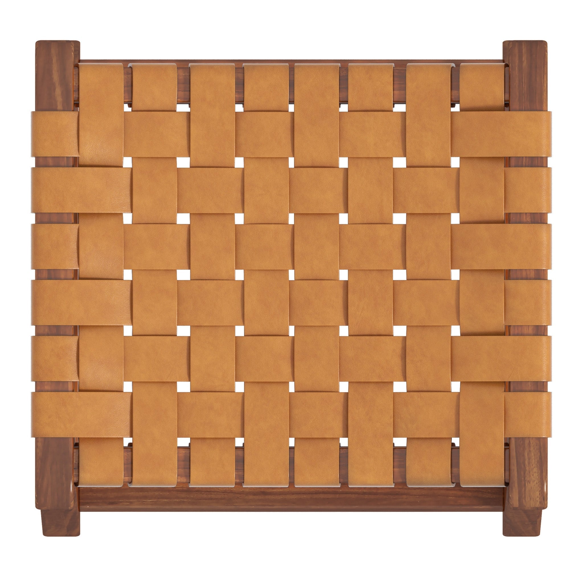 Andaman Tan Leather Bar Stool