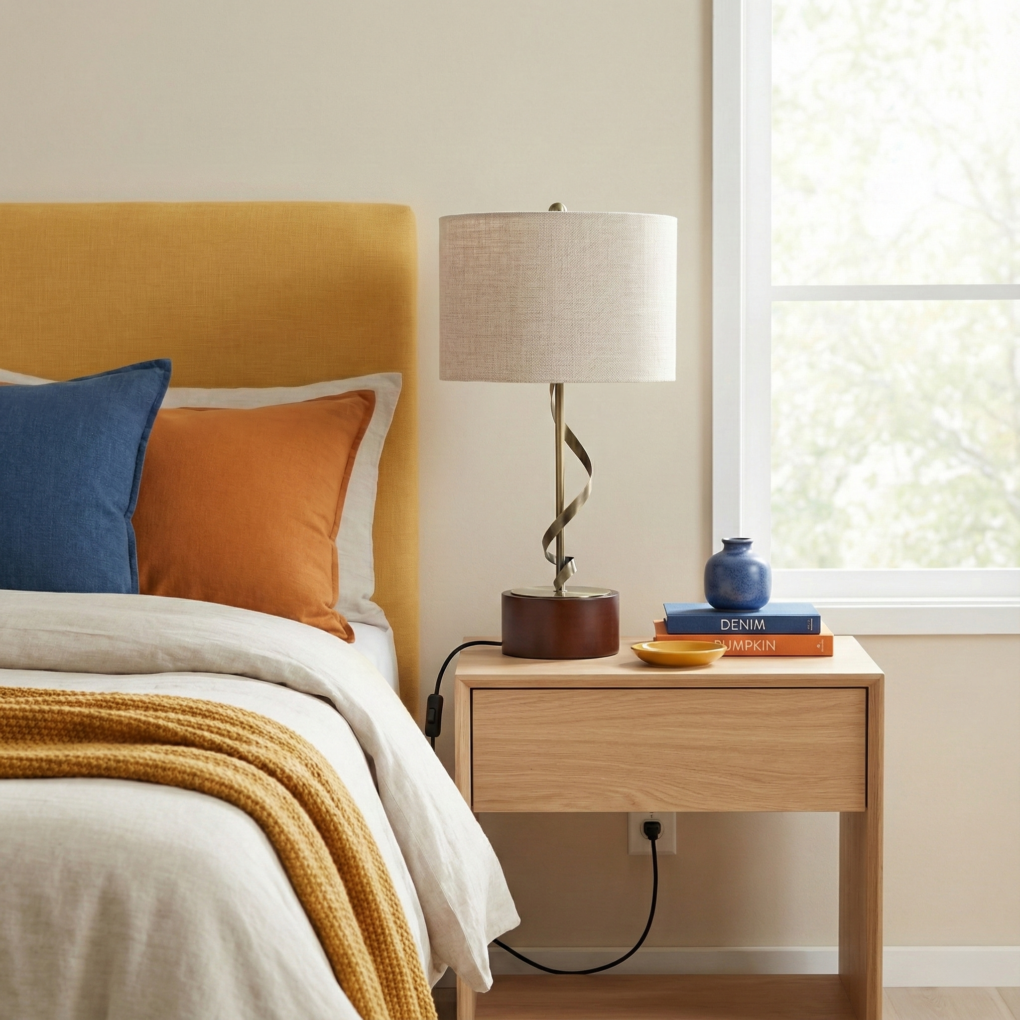 Apollo Twisted Metal Table Lamp