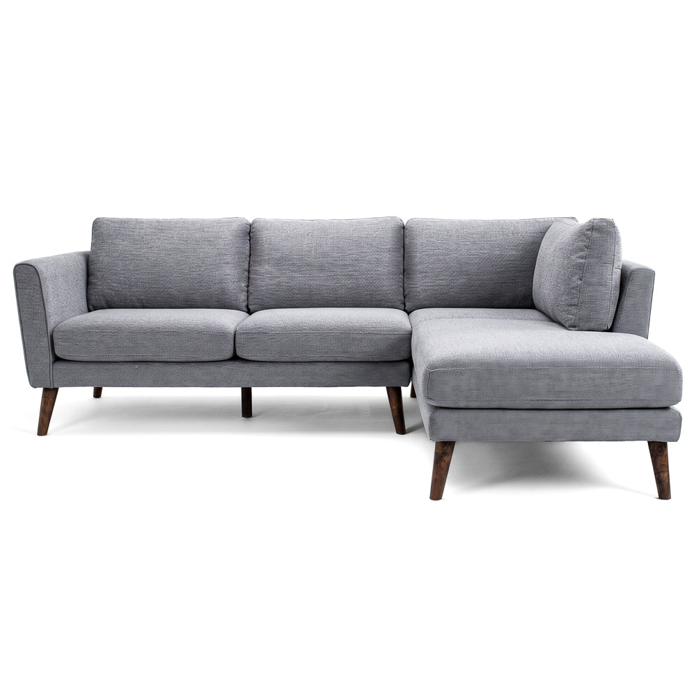 Bexley Grey Right Facing Chaise Sectional Sofa