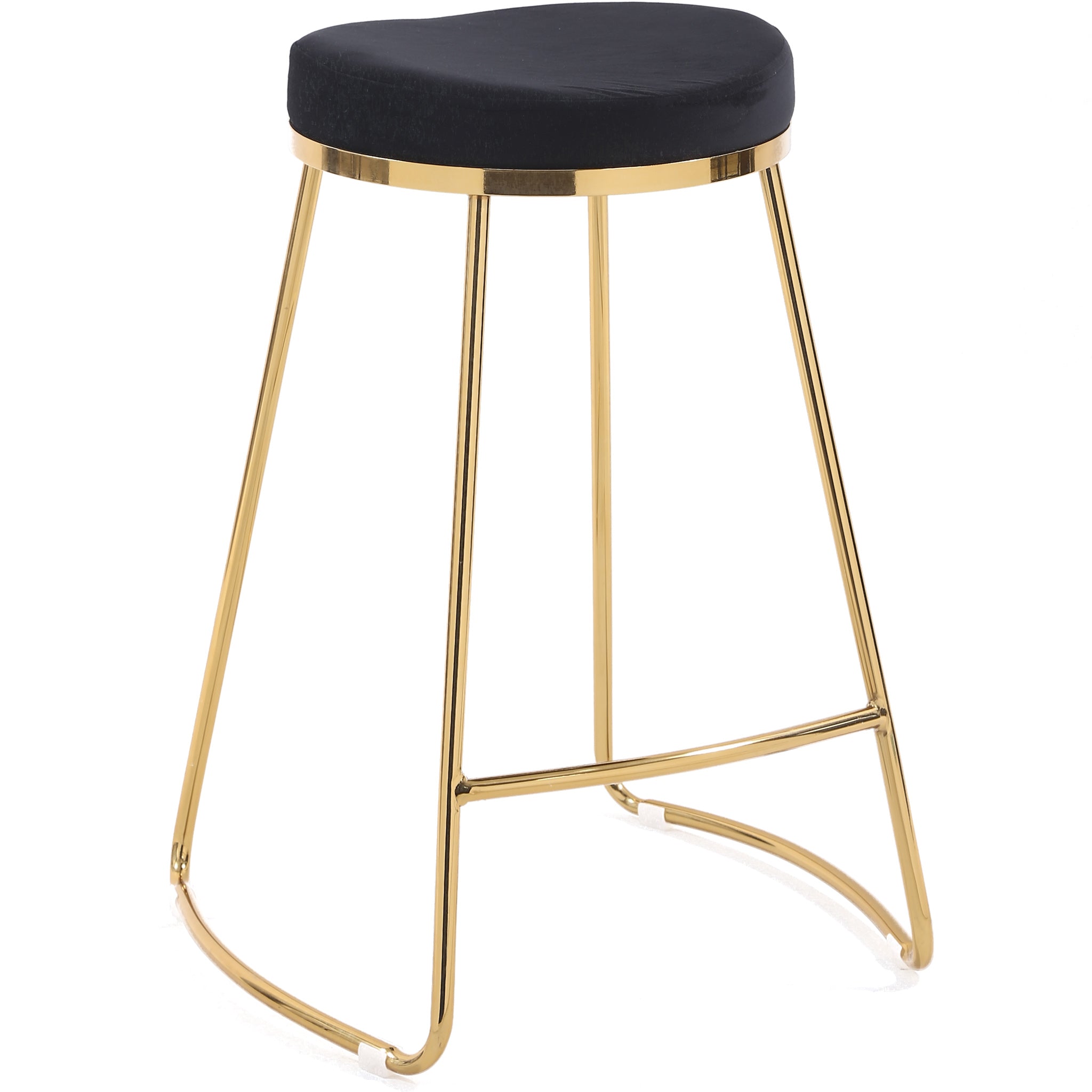 Bissel Black Velvet Counter Stool