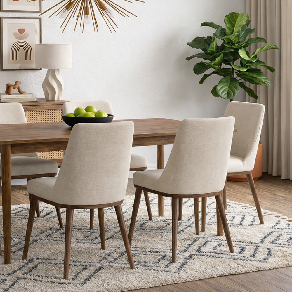 Brighton Beige Dining Chair - Set of 2