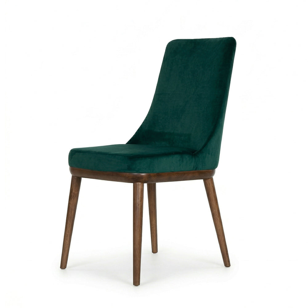 Brighton Emerald Green Velvet Dining Chair - Set of 2