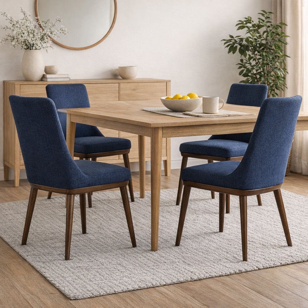 Brighton Navy Blue  Dining Chair - Set of 2