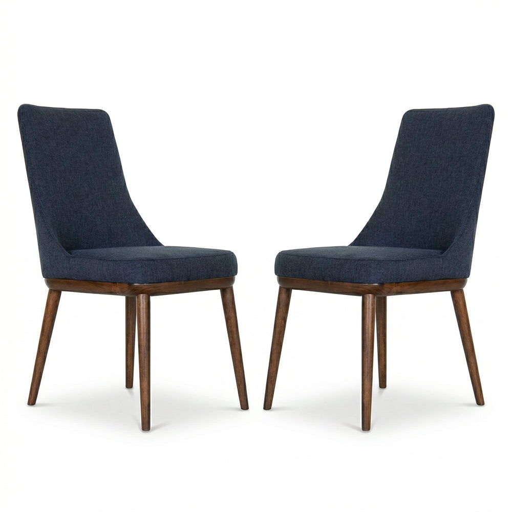 Brighton Navy Blue  Dining Chair - Set of 2