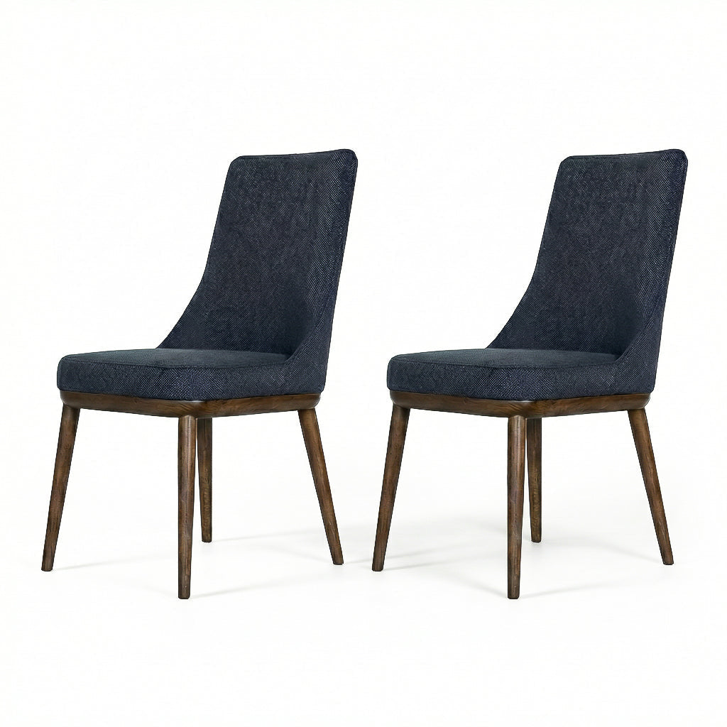 Brighton Navy Blue  Dining Chair - Set of 2