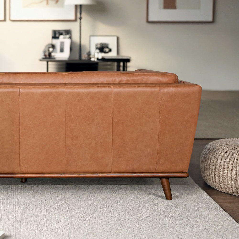 Brooklyn Cognac Leather Sofa