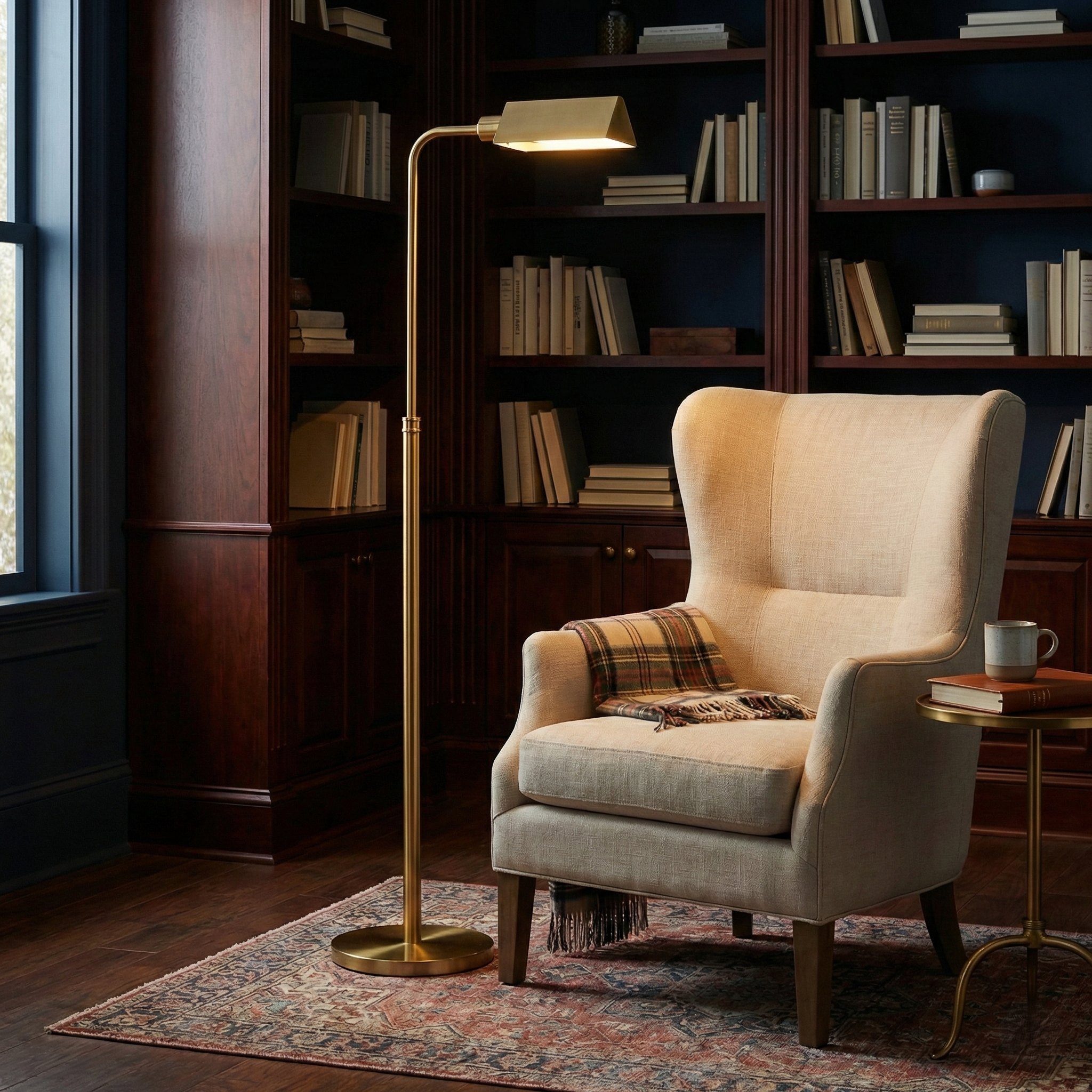 Charm Floor Lamp - Gold outer + White Inner