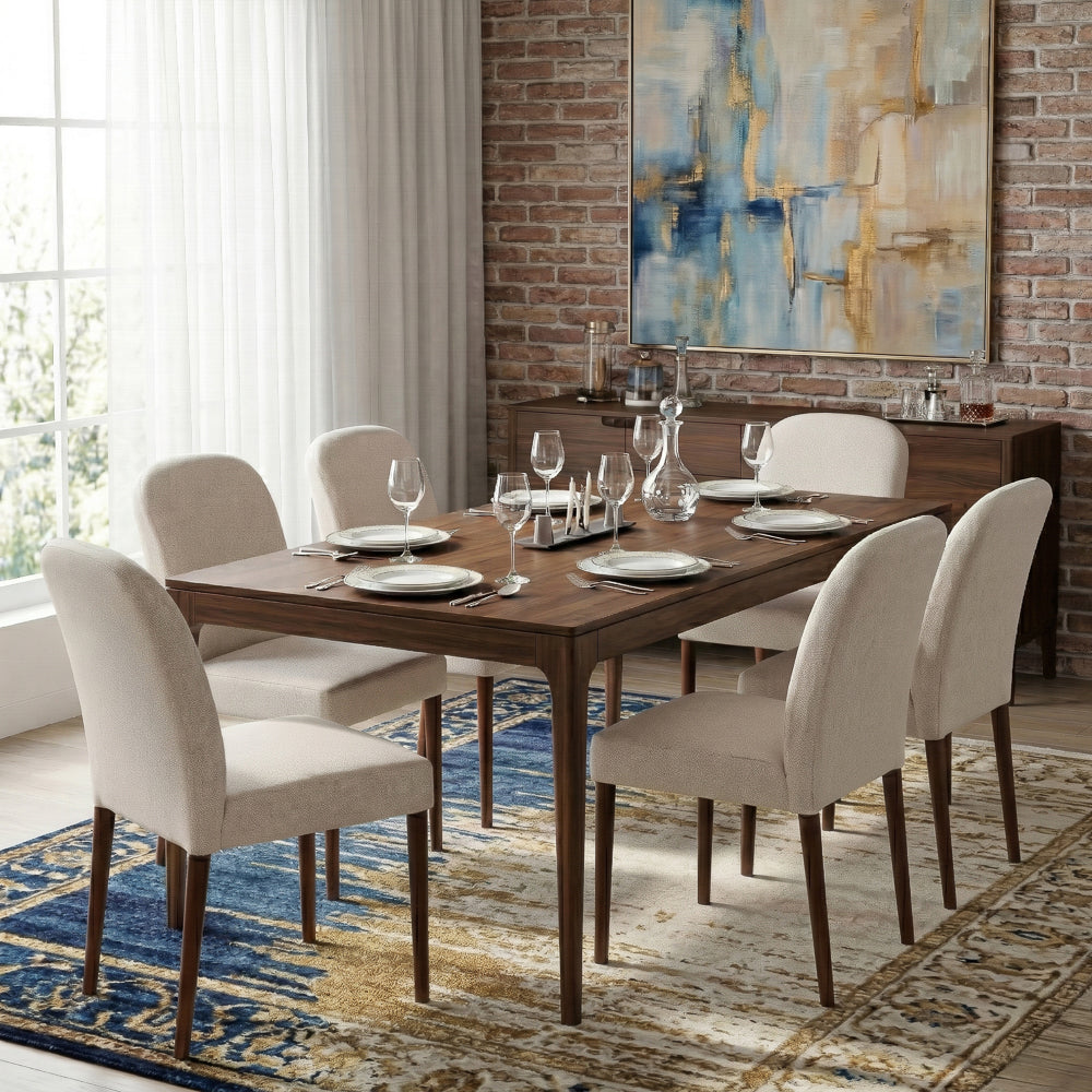 Coup Beige Fabric Dining Chair - Set of 2