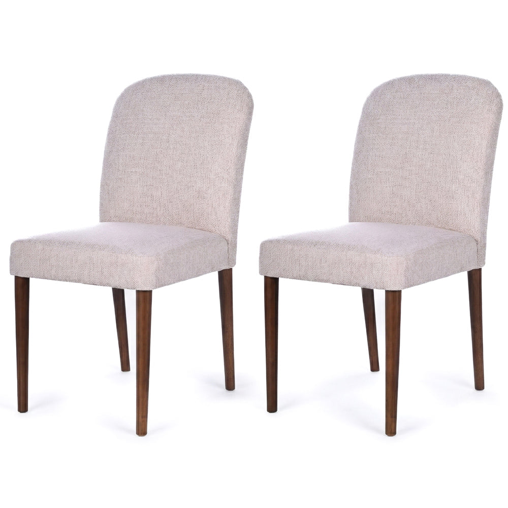 Coup Beige Fabric Dining Chair - Set of 2