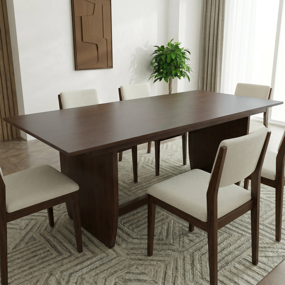 Donna Walnut Dining Table