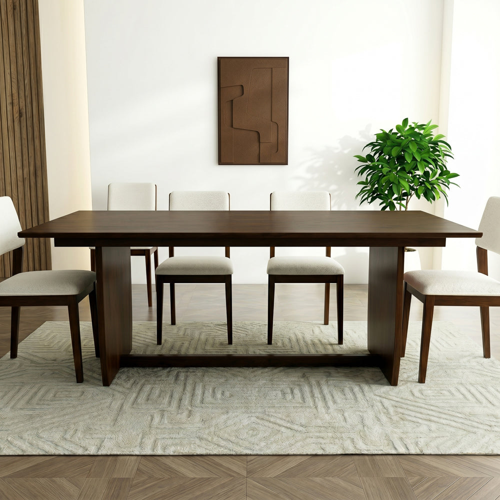 Donna Walnut Dining Table