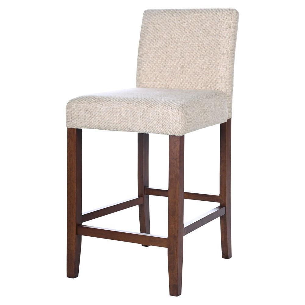 Dylan Beige Fabric Counter Chair Set of 2