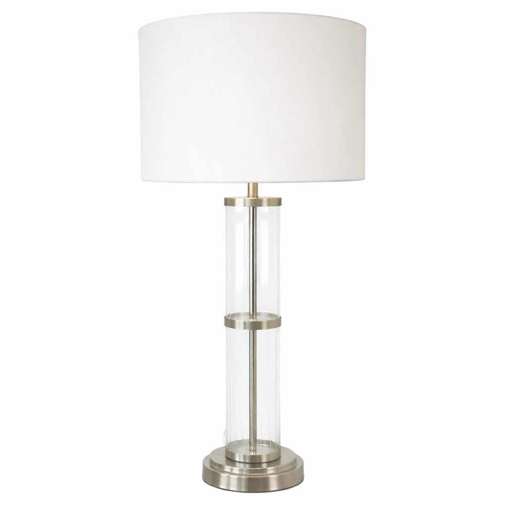 Echo Brushed Nickel Table Lamp