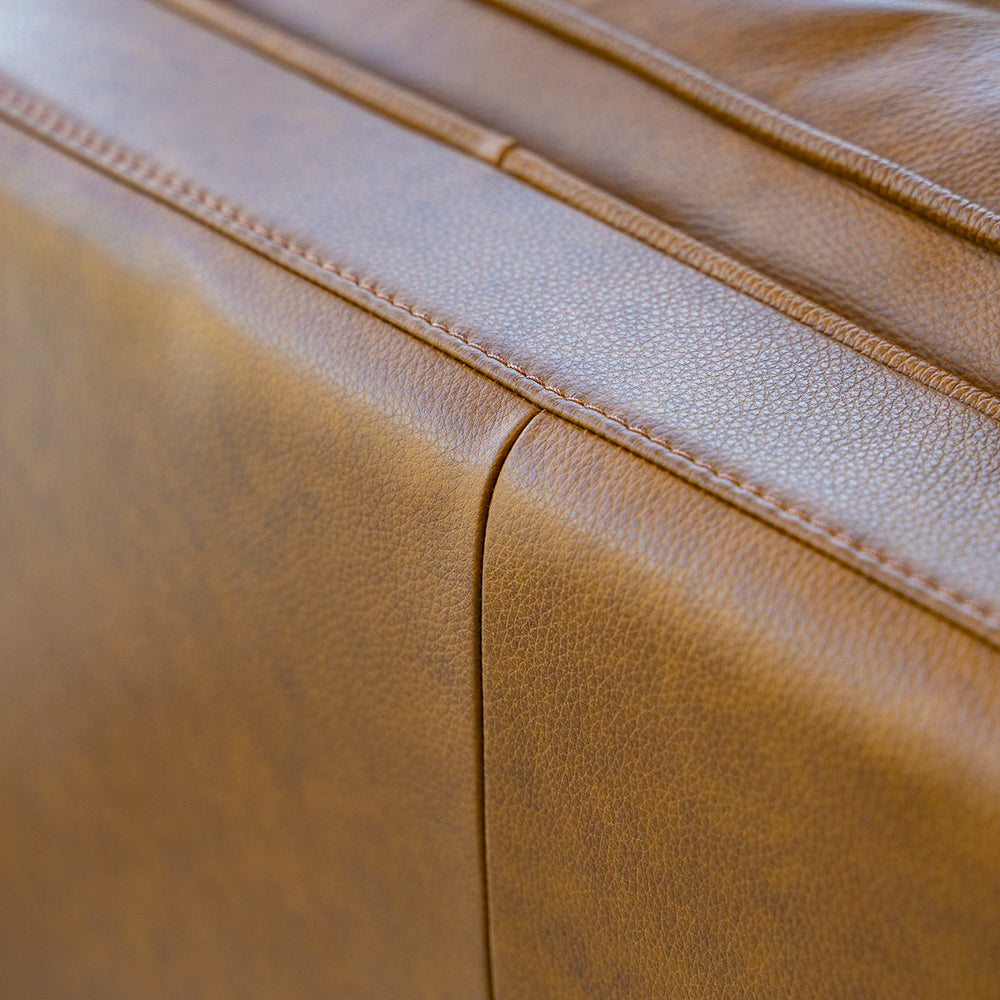 Ernest Tan Leather Corner Sofa