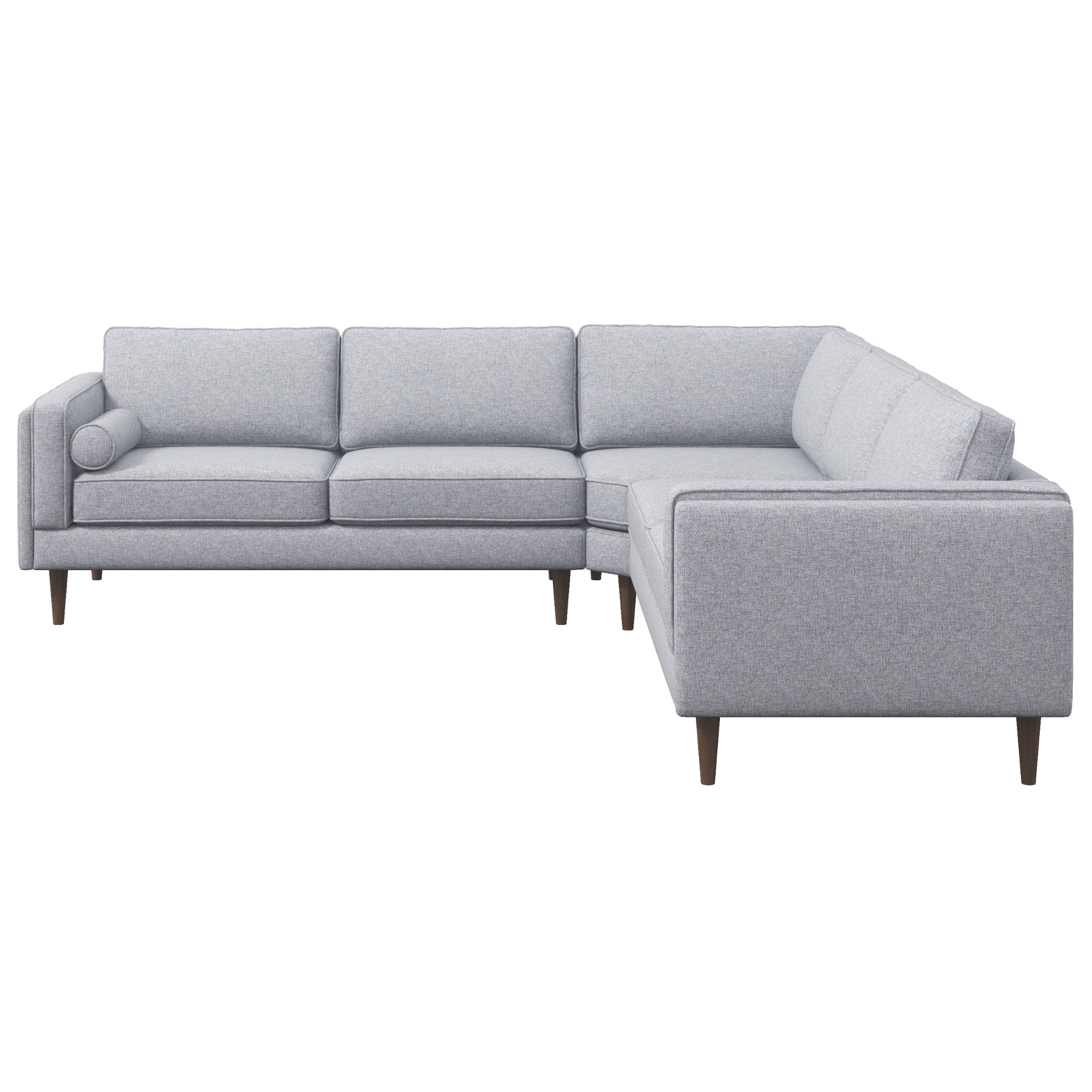 Fordham Symmetrical Corner Sofa - Light Gray