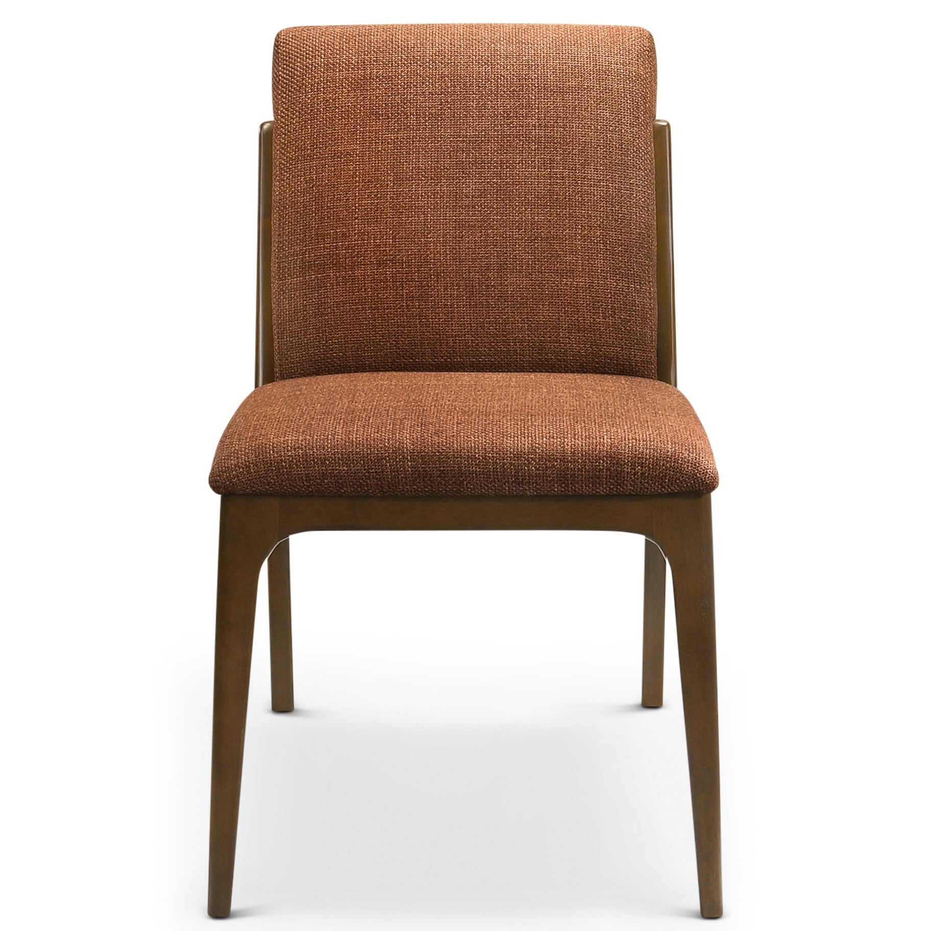 Griffin Orange Fabric Dining Chair Set of 2