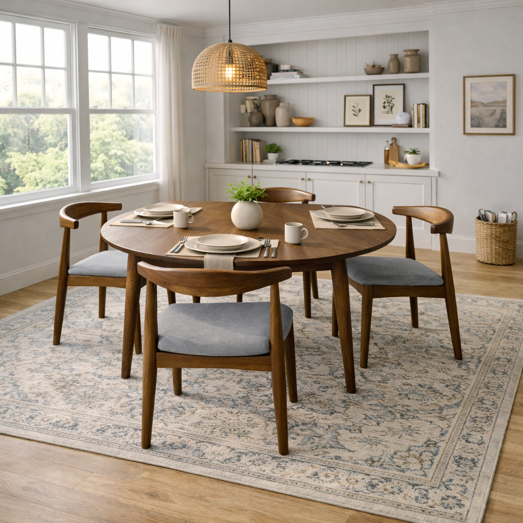 Juliet Grey Fabric Dining Chair - Set of 2