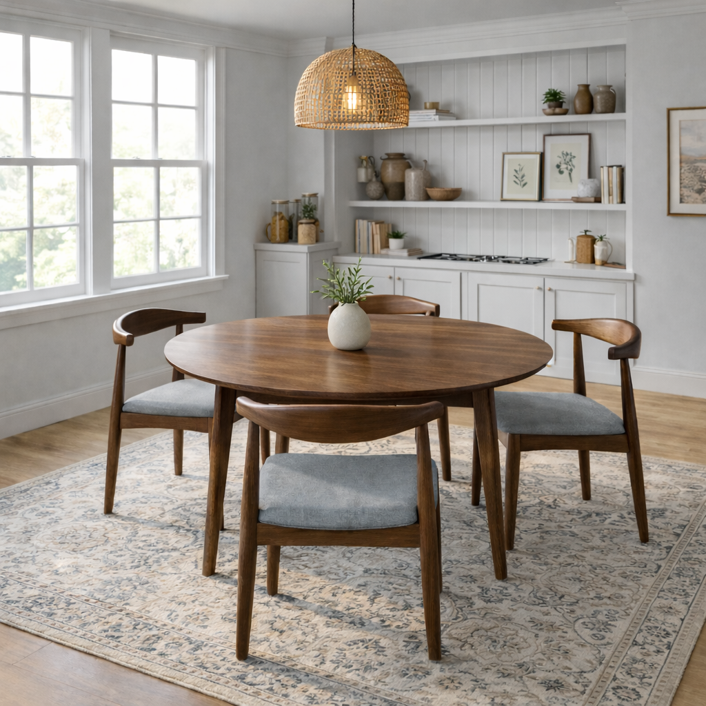 Juliet Grey Fabric Dining Chair - Set of 2