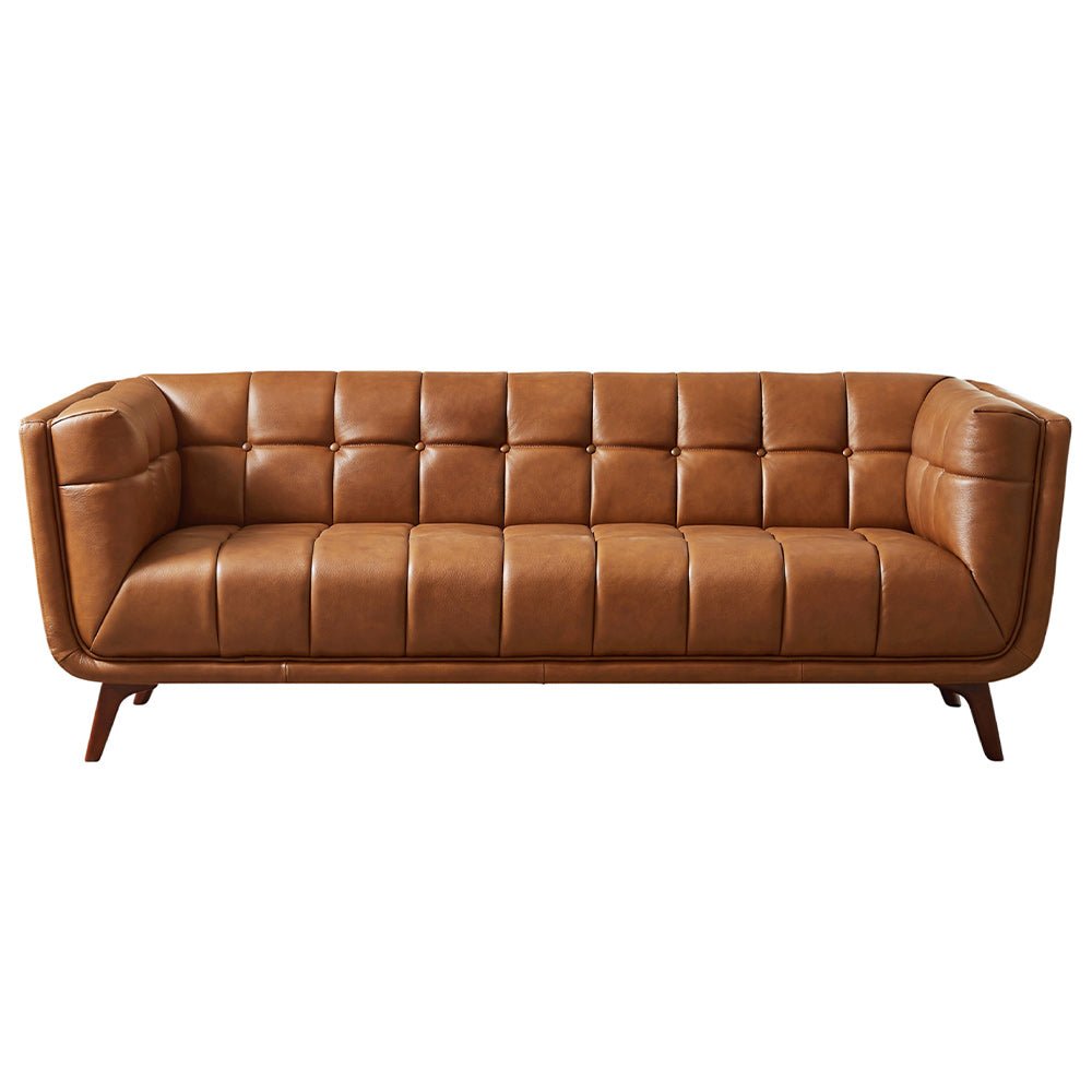 Kano Cognac Leather Sofa