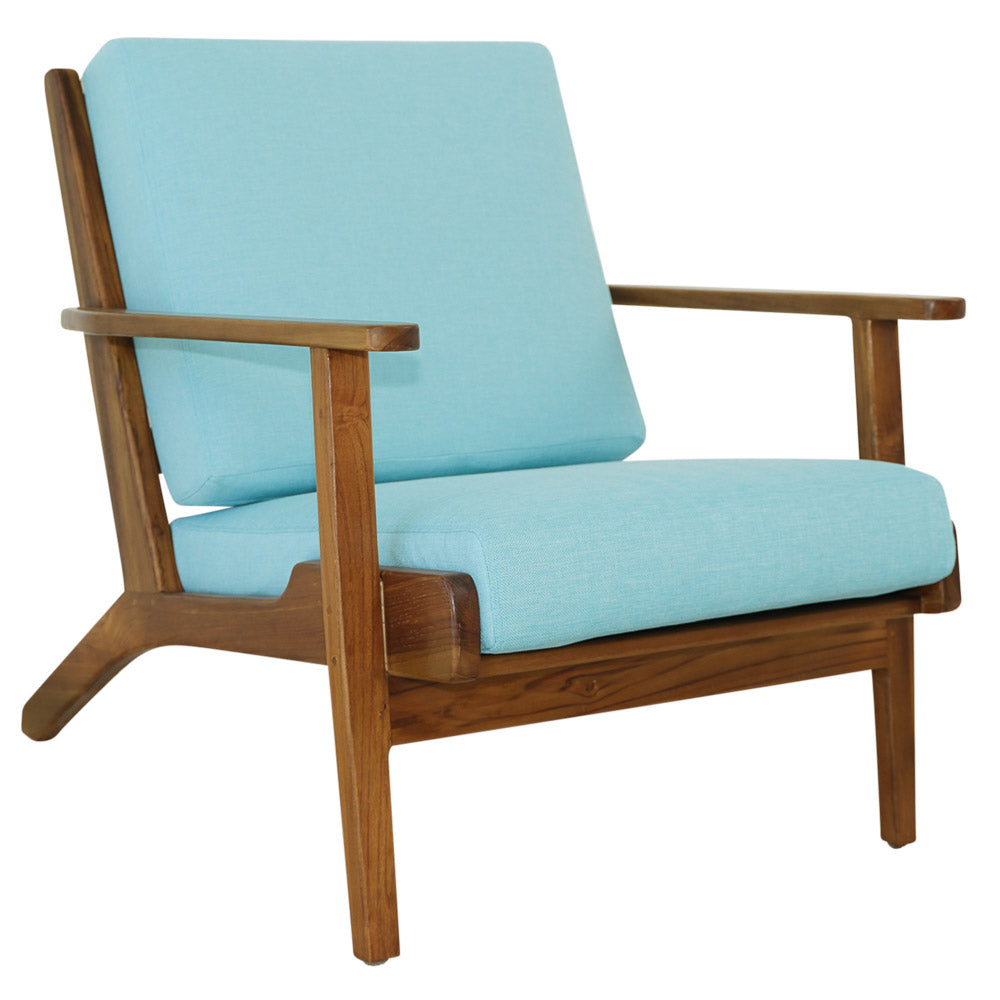 Kyle Lounge Chair - Sky Blue