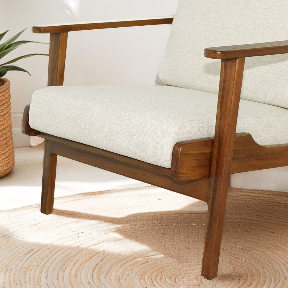 Kyle  Lounge Chair - Cream