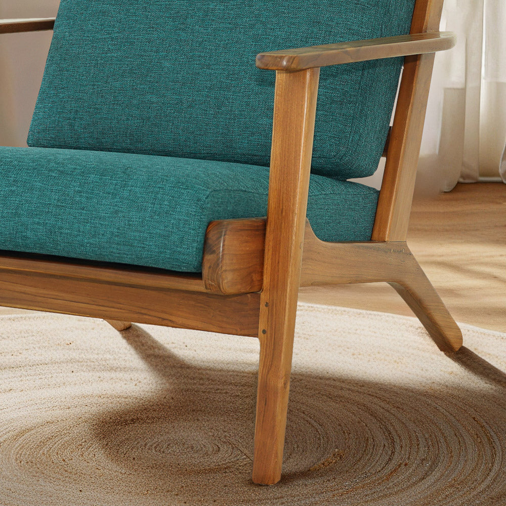 Kyle Lounge Chair - Teal