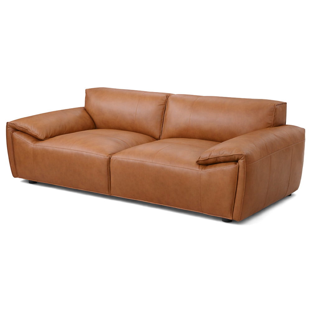 Lawson Tan Top Grain Leather Sofa