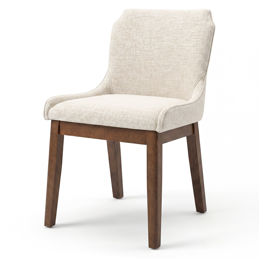 Magnolia Beige Fabric Dining Chair - Set Of 2