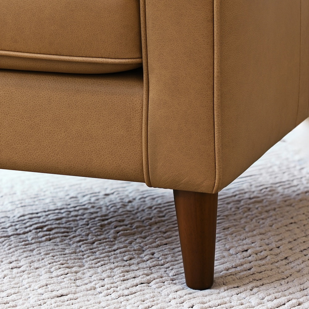 Manhattan Tan Leather Lounge Chair