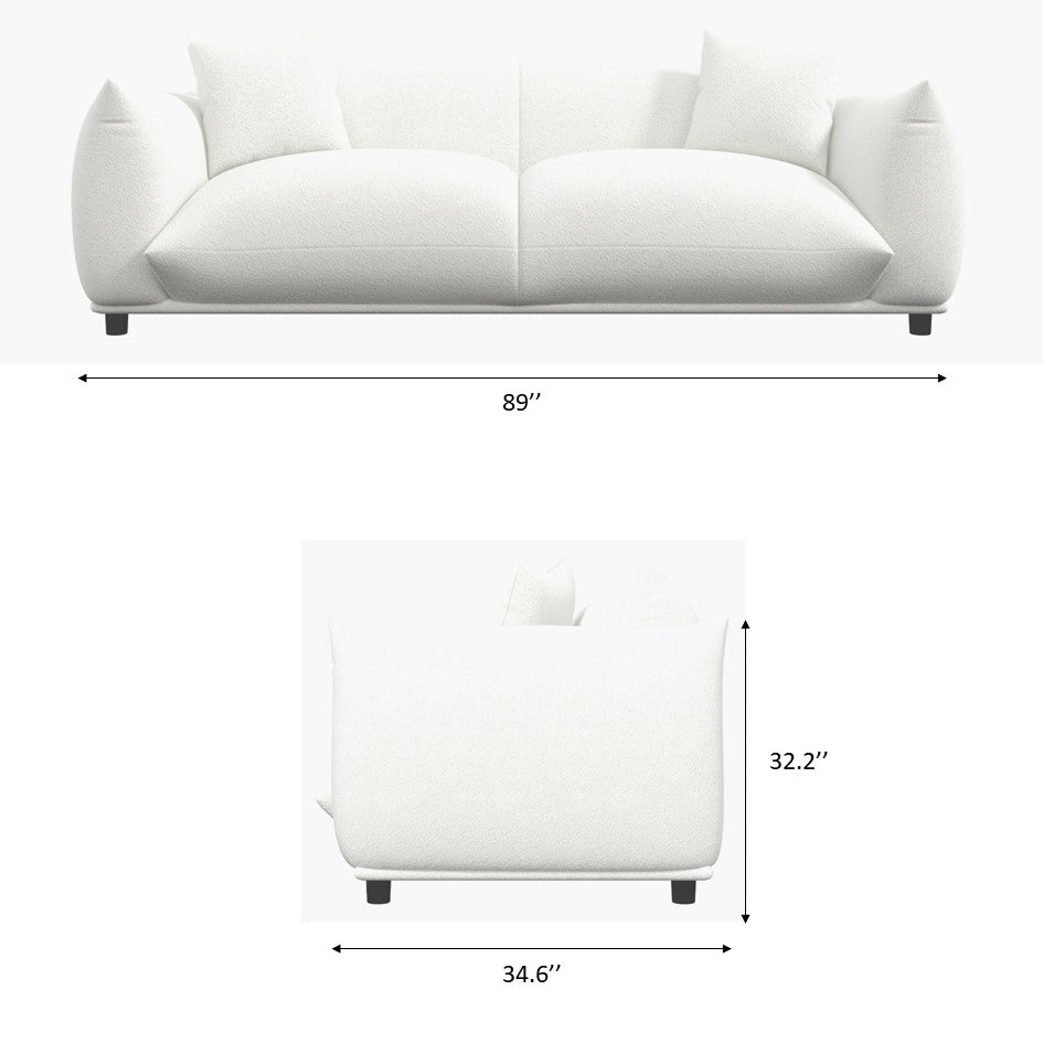 Mansfield Cognac Leather Sofa